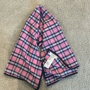 Abercrombie & Fitch pink and navy lightweight Scarf